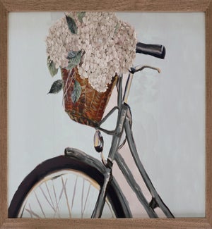 Beach Bike With Hydrangeas